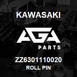 ZZ6301110020 Kawasaki ROLL PIN | AGA Parts