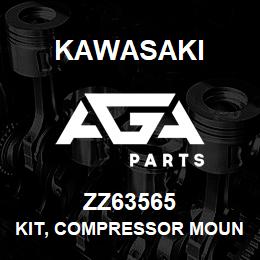 ZZ63565 Kawasaki KIT, COMPRESSOR MOUNT | AGA Parts