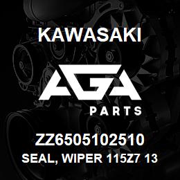 ZZ6505102510 Kawasaki SEAL, WIPER 115Z7 135ZV-2 | AGA Parts