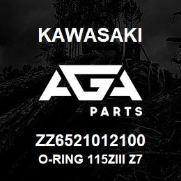 ZZ6521012100 Kawasaki O-RING 115ZIII Z7 | AGA Parts