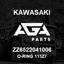 ZZ6522041006 Kawasaki O-RING 115Z7 | AGA Parts