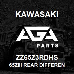 ZZ65Z3RDHS Kawasaki 65ZIII REAR DIFFERENTIAL HOUSI | AGA Parts