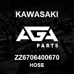 ZZ6706400670 Kawasaki HOSE | AGA Parts