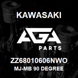 ZZ68010606NWO Kawasaki MJ-MB 90 DEGREE | AGA Parts