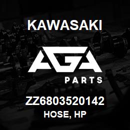 ZZ6803520142 Kawasaki HOSE, HP | AGA Parts