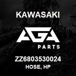 ZZ6803530024 Kawasaki HOSE, HP | AGA Parts