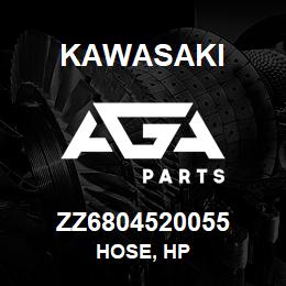 ZZ6804520055 Kawasaki HOSE, HP | AGA Parts