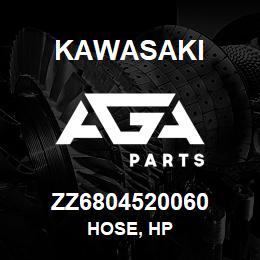 ZZ6804520060 Kawasaki HOSE, HP | AGA Parts