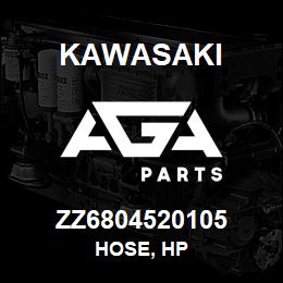 ZZ6804520105 Kawasaki HOSE, HP | AGA Parts