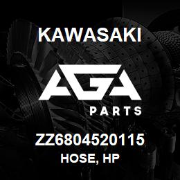 ZZ6804520115 Kawasaki HOSE, HP | AGA Parts