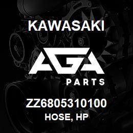 ZZ6805310100 Kawasaki HOSE, HP | AGA Parts