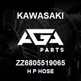 ZZ6805519065 Kawasaki H P HOSE | AGA Parts