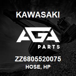 ZZ6805520075 Kawasaki HOSE, HP | AGA Parts