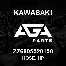 ZZ6805520150 Kawasaki HOSE, HP | AGA Parts