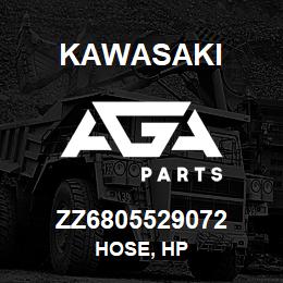 ZZ6805529072 Kawasaki HOSE, HP | AGA Parts