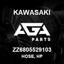 ZZ6805529103 Kawasaki HOSE, HP | AGA Parts