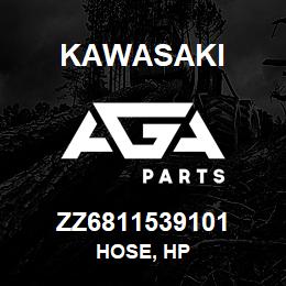 ZZ6811539101 Kawasaki HOSE, HP | AGA Parts