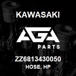 ZZ6813430050 Kawasaki HOSE, HP | AGA Parts