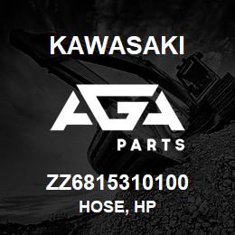 ZZ6815310100 Kawasaki HOSE, HP | AGA Parts