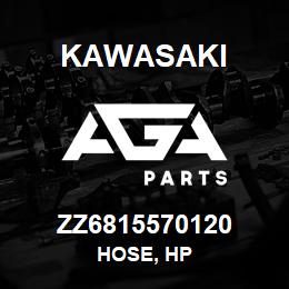 ZZ6815570120 Kawasaki HOSE, HP | AGA Parts