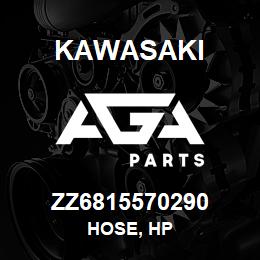 ZZ6815570290 Kawasaki HOSE, HP | AGA Parts