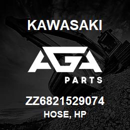 ZZ6821529074 Kawasaki HOSE, HP | AGA Parts