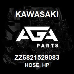 ZZ6821529083 Kawasaki HOSE, HP | AGA Parts