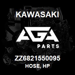 ZZ6821550095 Kawasaki HOSE, HP | AGA Parts