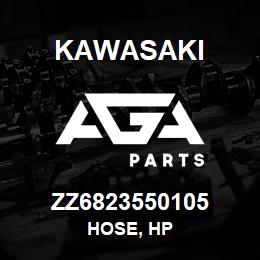 ZZ6823550105 Kawasaki HOSE, HP | AGA Parts