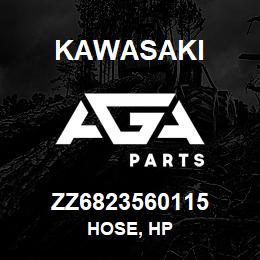 ZZ6823560115 Kawasaki HOSE, HP | AGA Parts