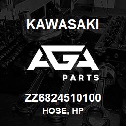 ZZ6824510100 Kawasaki HOSE, HP | AGA Parts