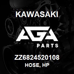 ZZ6824520108 Kawasaki HOSE, HP | AGA Parts