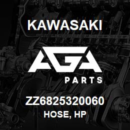 ZZ6825320060 Kawasaki HOSE, HP | AGA Parts