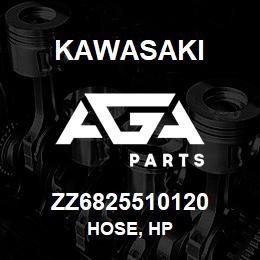 ZZ6825510120 Kawasaki HOSE, HP | AGA Parts