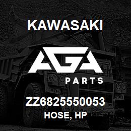 ZZ6825550053 Kawasaki HOSE, HP | AGA Parts