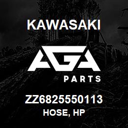 ZZ6825550113 Kawasaki HOSE, HP | AGA Parts