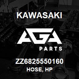 ZZ6825550160 Kawasaki HOSE, HP | AGA Parts