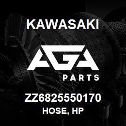 ZZ6825550170 Kawasaki HOSE, HP | AGA Parts