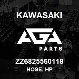 ZZ6825560118 Kawasaki HOSE, HP | AGA Parts