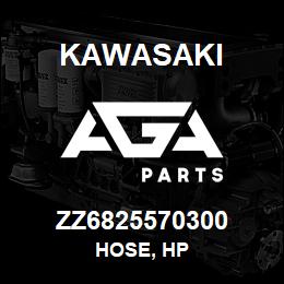 ZZ6825570300 Kawasaki HOSE, HP | AGA Parts