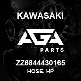 ZZ6844430165 Kawasaki HOSE, HP | AGA Parts