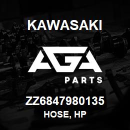 ZZ6847980135 Kawasaki HOSE, HP | AGA Parts