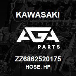 ZZ6862520175 Kawasaki HOSE, HP | AGA Parts