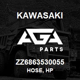 ZZ6863530055 Kawasaki HOSE, HP | AGA Parts