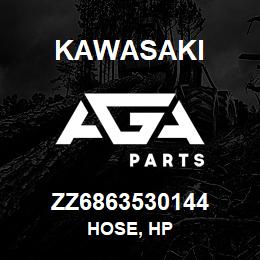 ZZ6863530144 Kawasaki HOSE, HP | AGA Parts