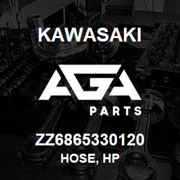 ZZ6865330120 Kawasaki HOSE, HP | AGA Parts