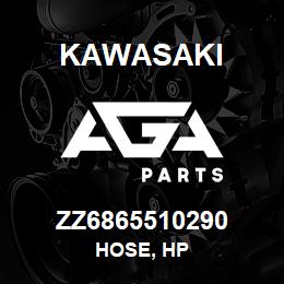 ZZ6865510290 Kawasaki HOSE, HP | AGA Parts