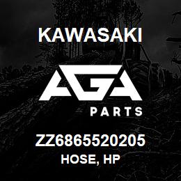 ZZ6865520205 Kawasaki HOSE, HP | AGA Parts