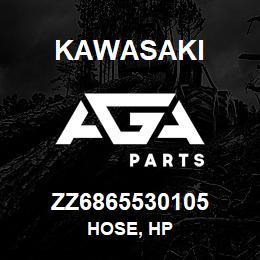 ZZ6865530105 Kawasaki HOSE, HP | AGA Parts