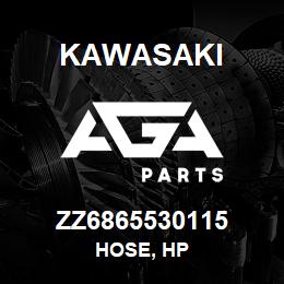 ZZ6865530115 Kawasaki HOSE, HP | AGA Parts